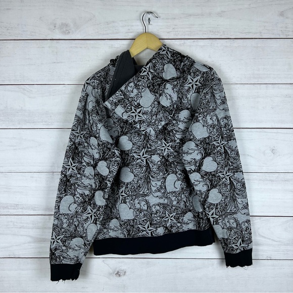 Vintage Y2K So Cal Grunge Zip Up Hoodie Small - Picture 2 of 9